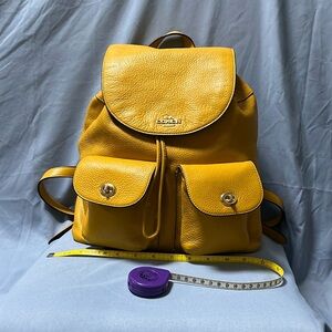 Coach backpack with matching wallet